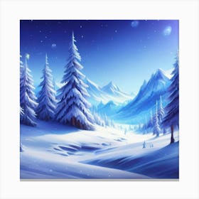 Winter Landscape 5 Canvas Print