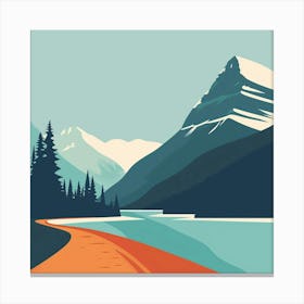 Road To The Mountains Canvas Print