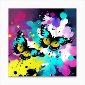 Butterfly Painting 186 Canvas Print