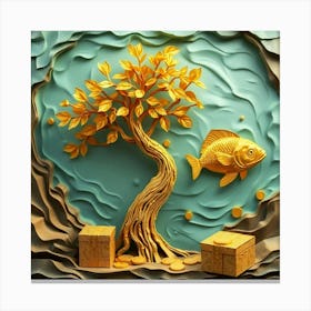 Gold Fish 2 Canvas Print