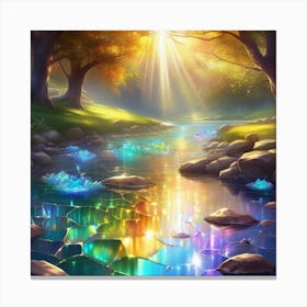 Lily Pond 10 Canvas Print