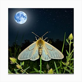 Moths Insect Lepidoptera Wings Antenna Nocturnal Flutter Attraction Lamp Camouflage Dusty (18) Canvas Print