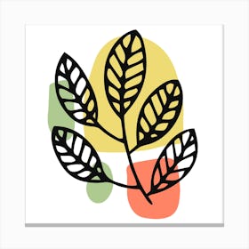 Leaf Design Canvas Print