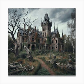 Haunted Castle 1 Canvas Print