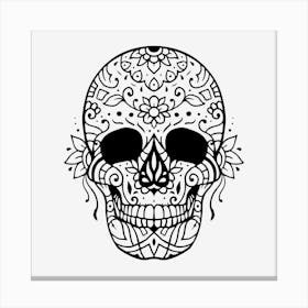 Mandala Skull 02 Canvas Print