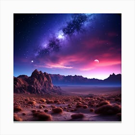 Landscape In The Sky Canvas Print