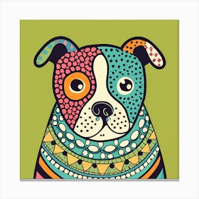 Dog Print Canvas Print