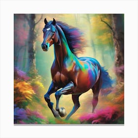 Rainbow Horse 1 Canvas Print