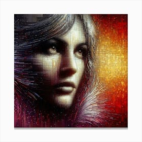 A mysterious woman 11 Canvas Print