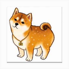 Shiba Inu Canvas Print