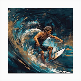 Surfer Canvas Print