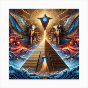 Egyptian Alchemy: Unraveling the Secrets of Ancient Magic Canvas Print