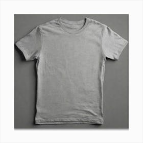 Grey T - Shirt 5 Canvas Print