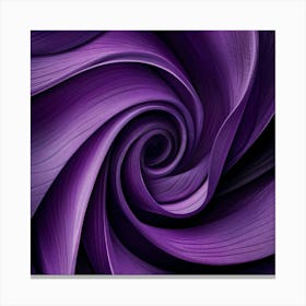 Purple Swirl Wallpaper Canvas Print