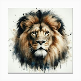 Lion Painting 4 Canvas Print