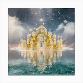 Golden Palace In The Sky Canvas Print