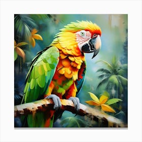 Parrot of Amazon parrot 5 Canvas Print