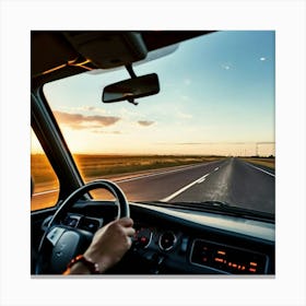 Travel Safety Trajectory Black Movement Observation Vehicle Path Fast Clarity Navigation (1) Canvas Print