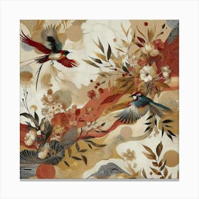 Birds In Flight 5 Canvas Print