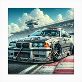 Bmw M3 1 Canvas Print