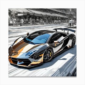 Lamborghini 110 Canvas Print