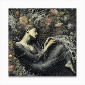 'The Mermaid' 3 Canvas Print