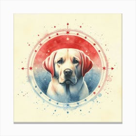 Watercolor Labrador Retriever 4 Canvas Print