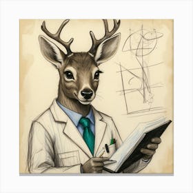 Deer Doctor Canvas Print