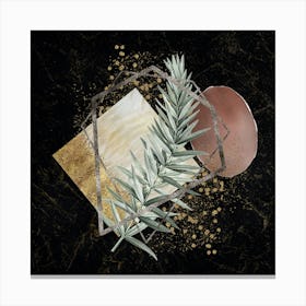 Geo Botanical Canvas Print