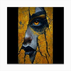 Face Of A Woman 1 Canvas Print