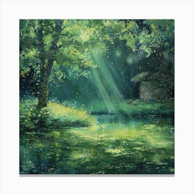 Forest light Canvas Print