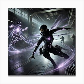 Zoya Nightshade Shadow Dance Canvas Print