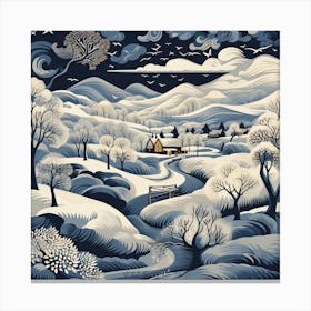 Winter Landscape 1 Canvas Print