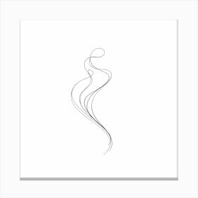 Woman'S Silhouette Canvas Print