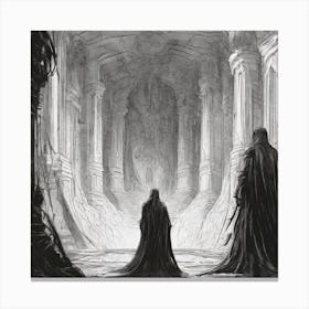 Dark Lord Of The Rings Canvas Print