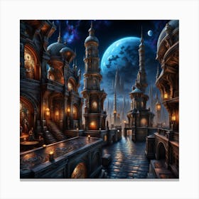 Fantasy City 36 Canvas Print
