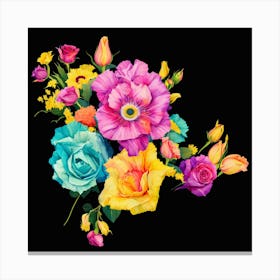 Bouquet Of Flowers Canvas Print