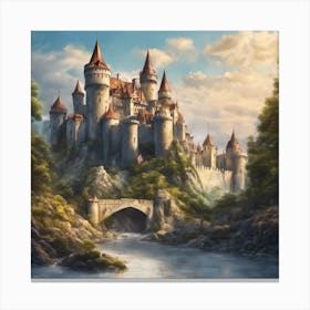 Fantasy Castle Canvas Print