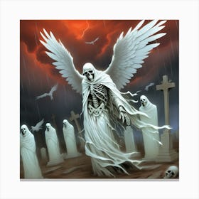 Angel Of Death 13 Canvas Print