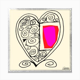 Happy Hearts full of harmony by Jessica Stockwell Canvas Print