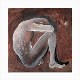 Desperate Man - male nude homoerotic gay art man painting Canvas Print