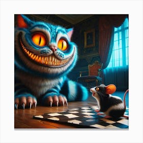 Cheshire Cat 4 Canvas Print