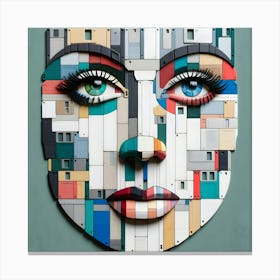 Face Of The City Canvas Print