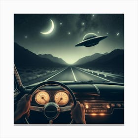 Aliens In The Sky 3 Canvas Print
