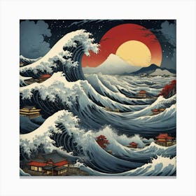 Great Wave Off Kanagawa 2 Canvas Print