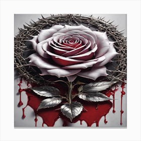 Rose Of Thorns Canvas Print