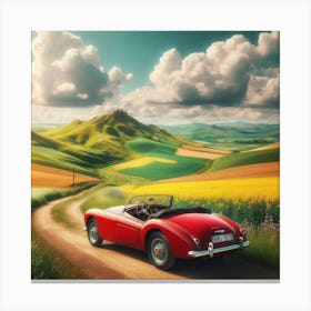 Tuscany Road Canvas Print