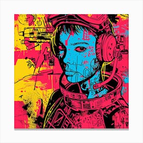 Space Girl Canvas Print Canvas Print