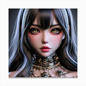 Gothic Doll Canvas Print