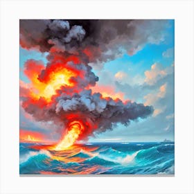 Lava Eruption 1 Canvas Print